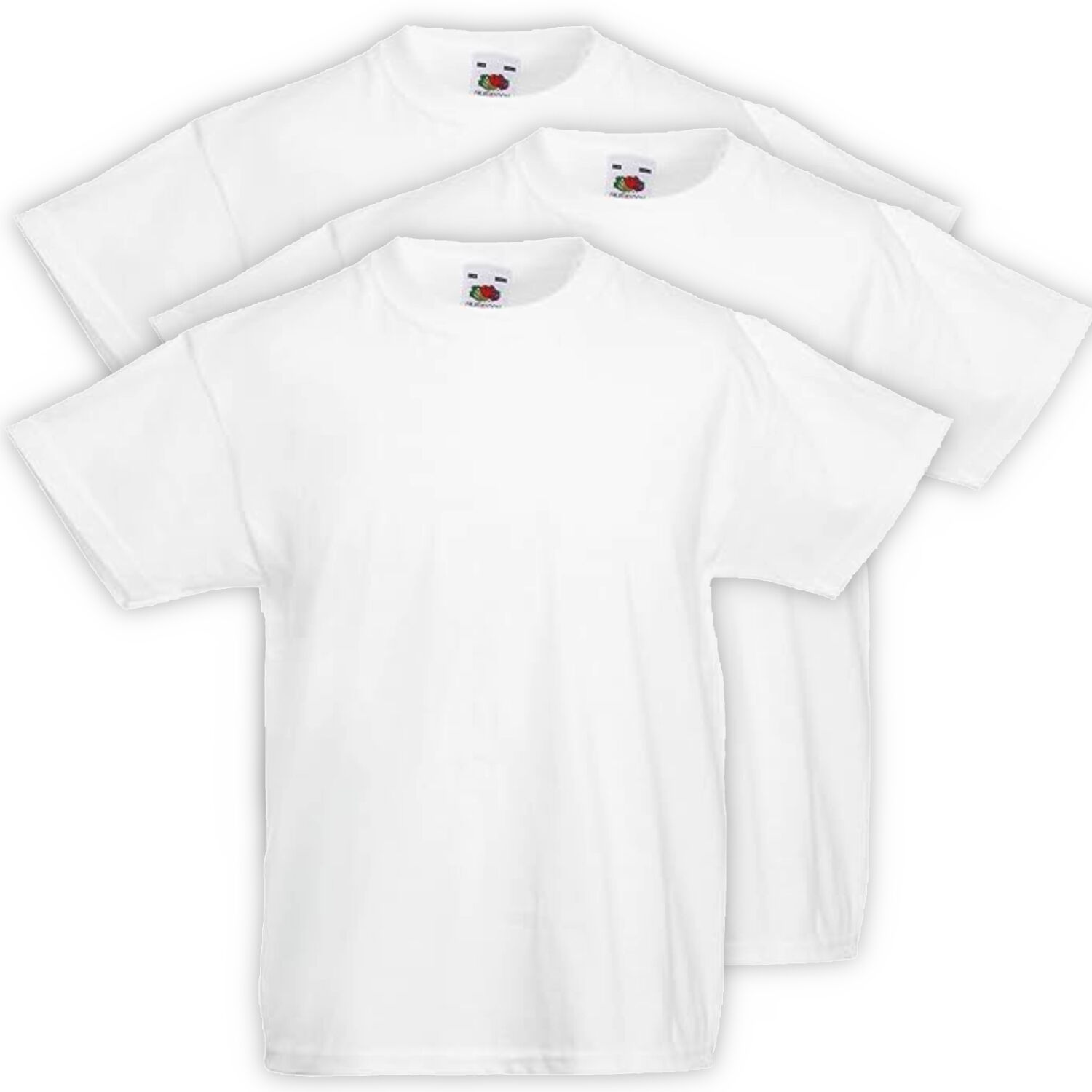 Sparpack, T-Shirt Gr��e 116, Wei�, 12 St�ck