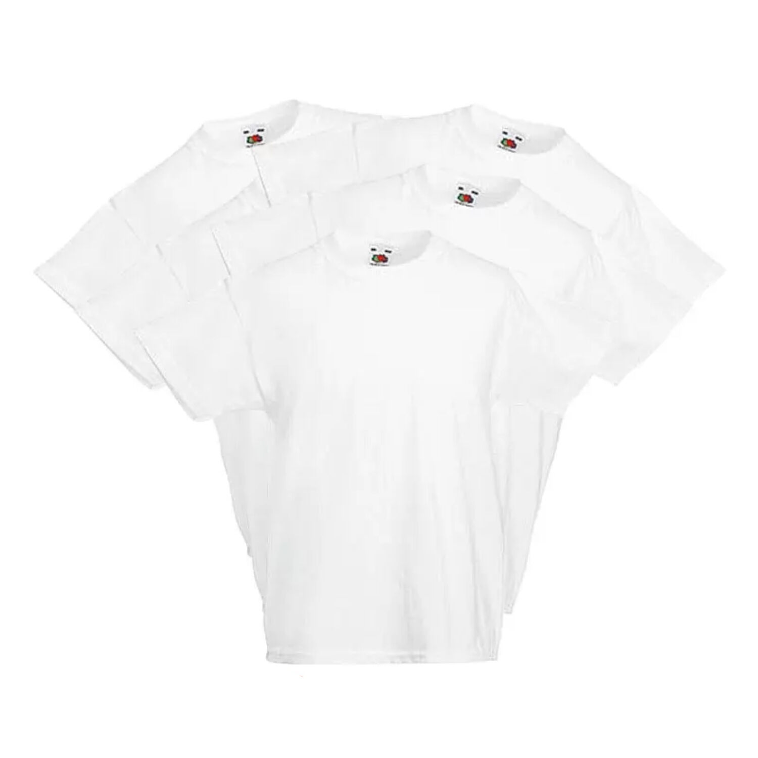 Sparpack, T-Shirt Gre 116, Wei, 12 Stck