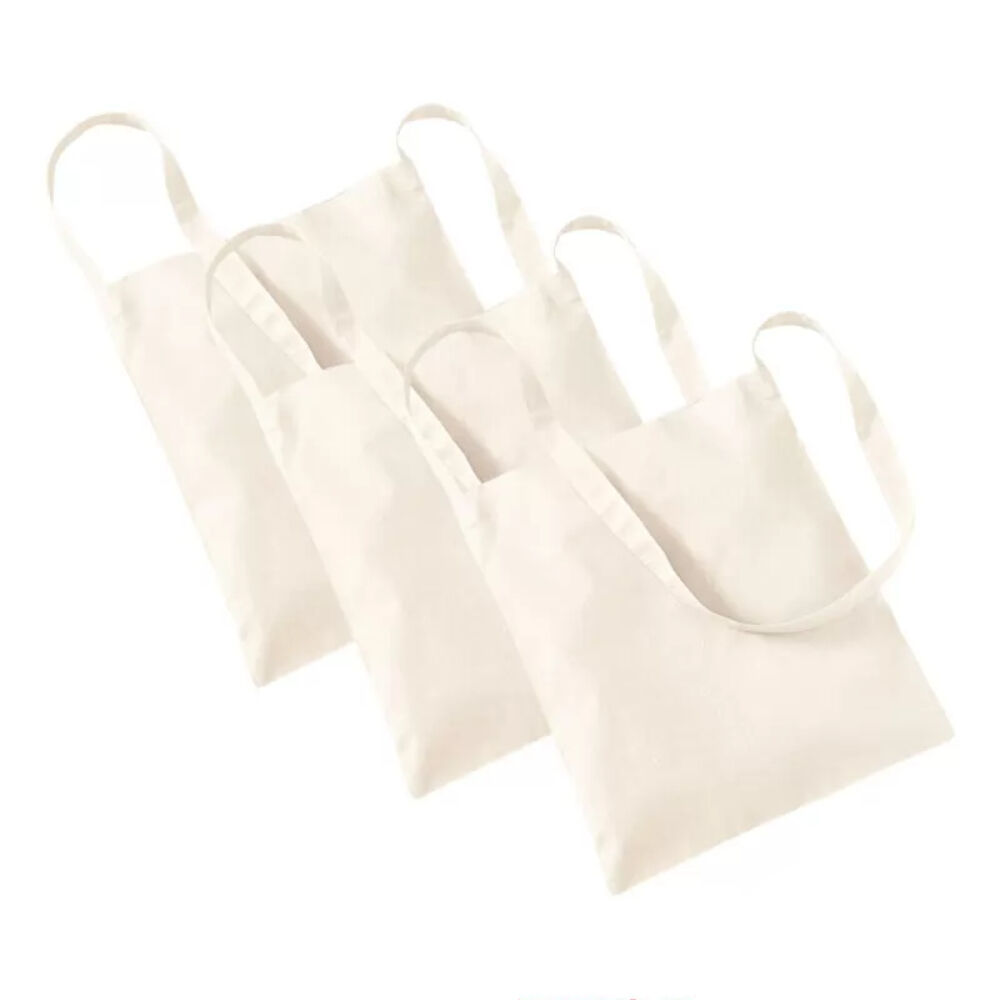 Sparpack Baumwolltasche / Wurfbeutel 34x40cm Natur 24 St.