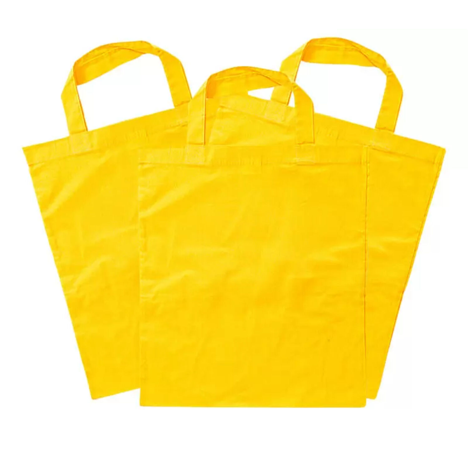 Sparpack, Baumwolltasche, Gelb, 12 Stck