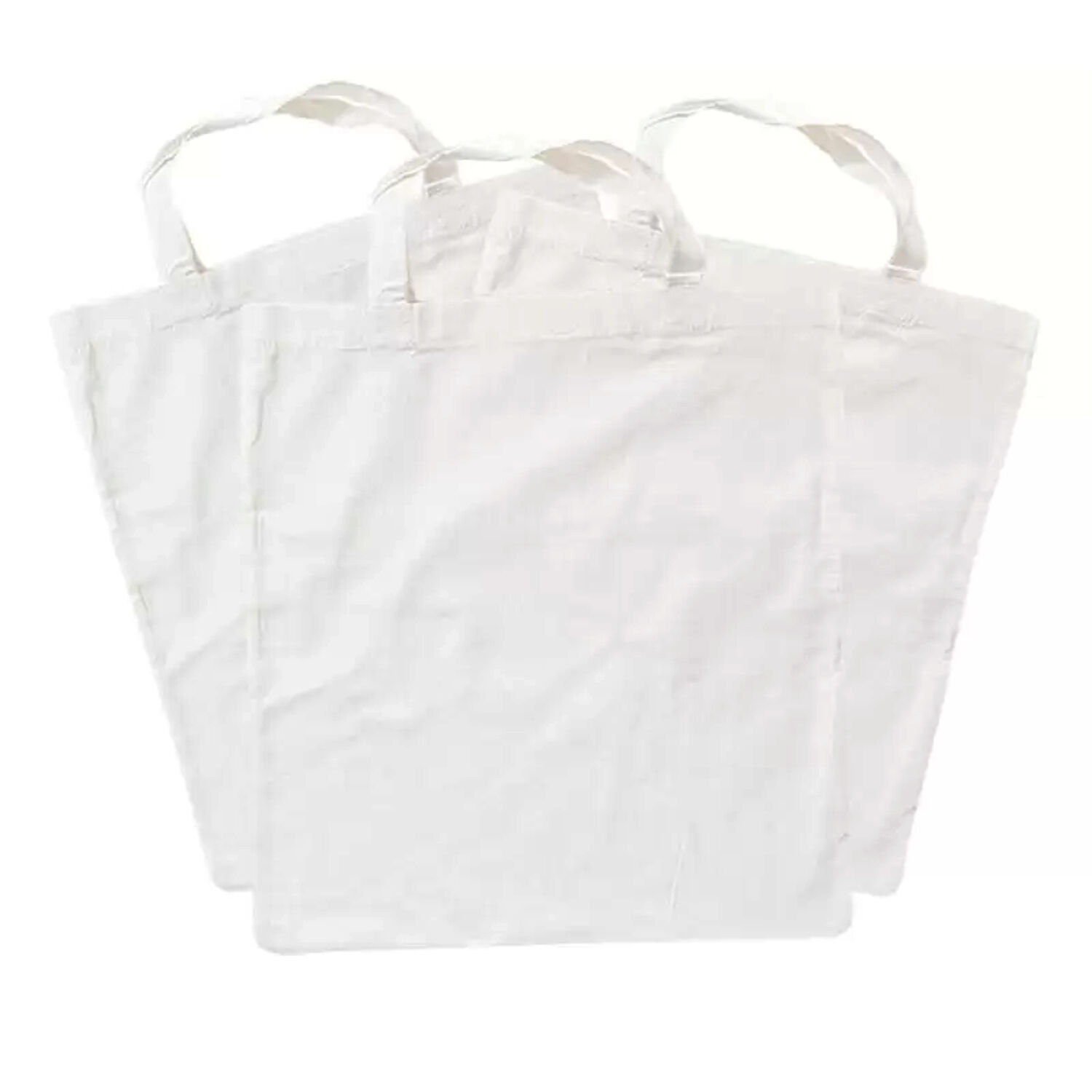 Sparpack, Baumwolltasche, Wei, 24 Stck