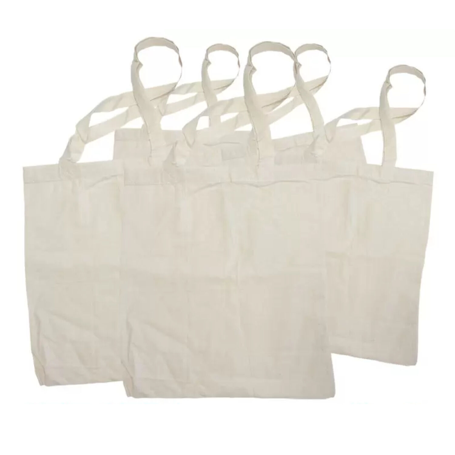 Sparpack, Baumwolltasche Natur, 24 Stck