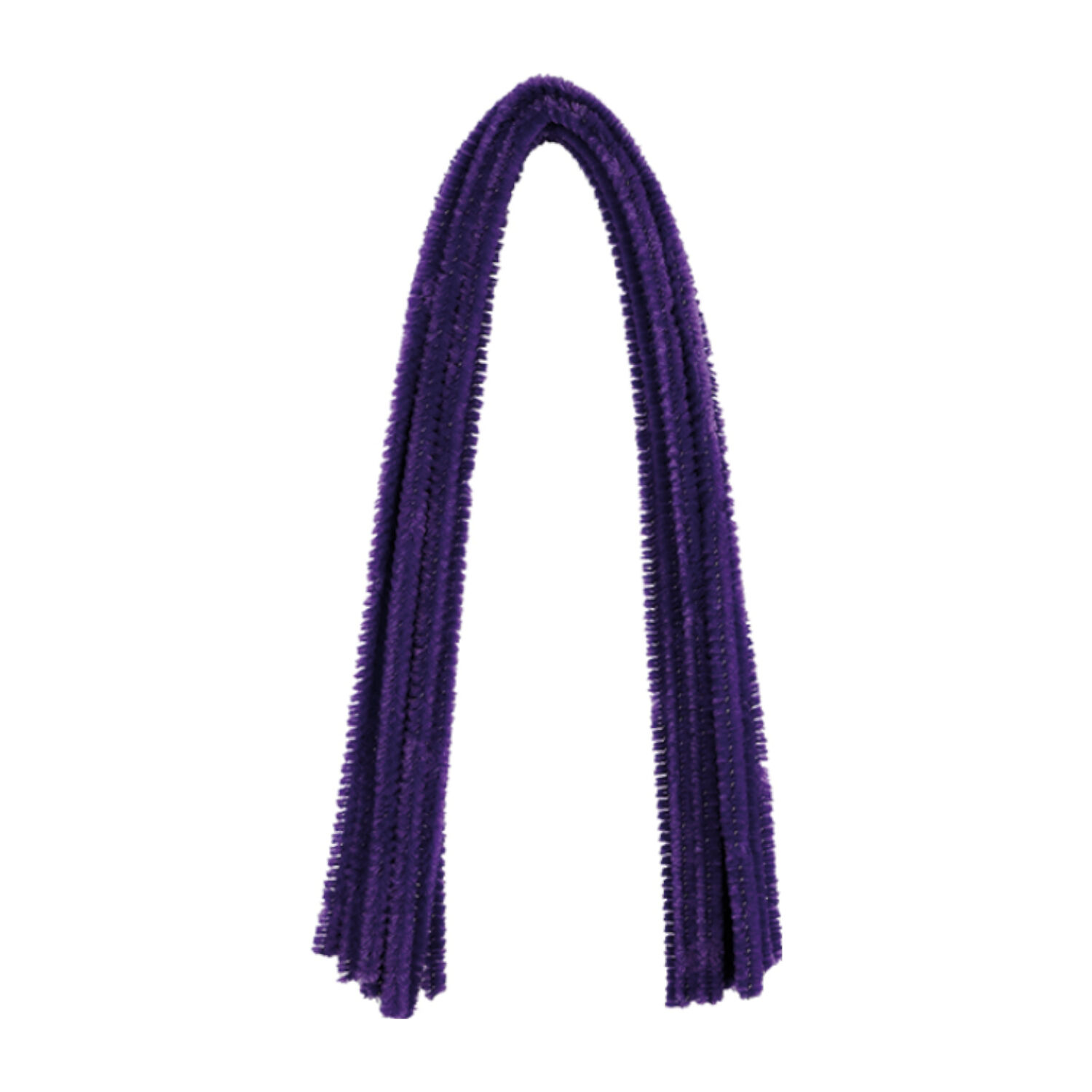 Chenilledraht / Pfeifenputzer / Biegeplsch, 8mm x 50cm, 10 Stk., Violett Dkl.
