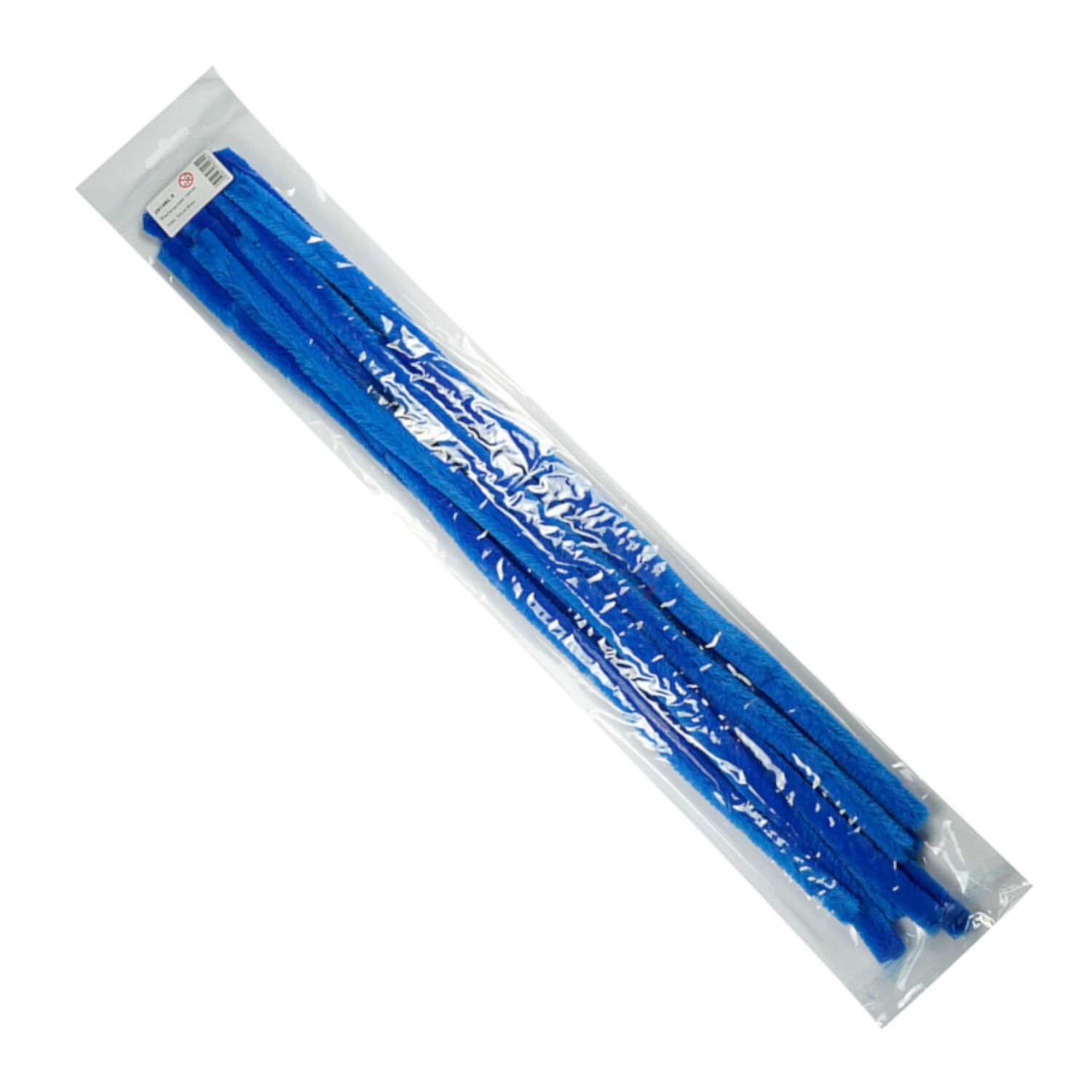 Chenilledraht / Pfeifenputzer / Biegeplsch, 14mm x 50cm, 10 Stck., Blau