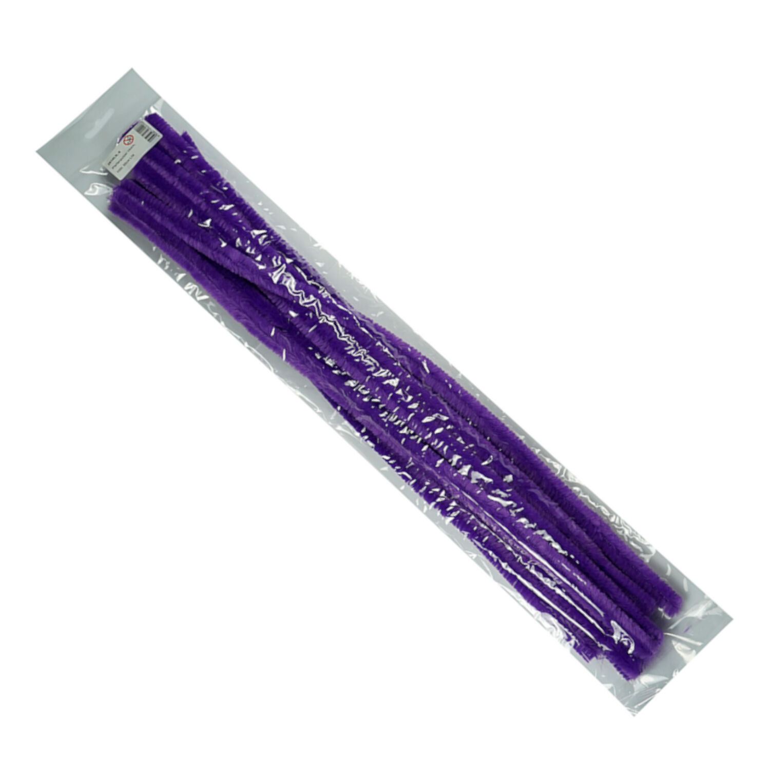 Chenilledraht / Pfeifenputzer / Biegeplsch, 14mm x 50cm, 10 Stck., Lila