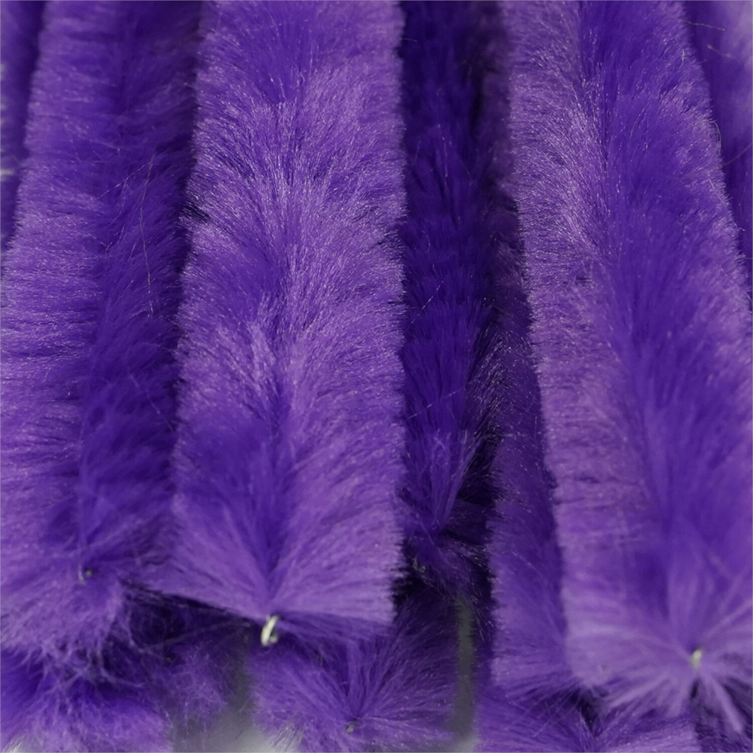 Chenilledraht / Pfeifenputzer / Biegepl�sch, 14mm x 50cm, 10 St�ck., Lila Bild 2