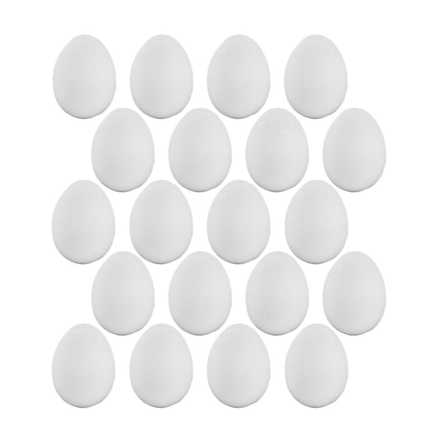 Watte-Eier, Wei�, 30mm, 20 Stk. im Beutel