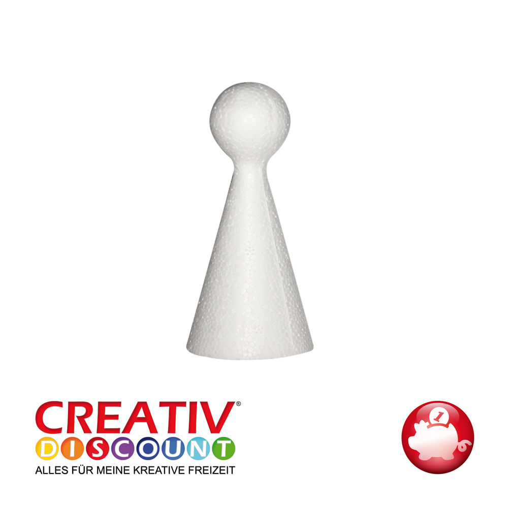 SALE Styropor- Figurenkegel, 100mm, 10 St�ck
