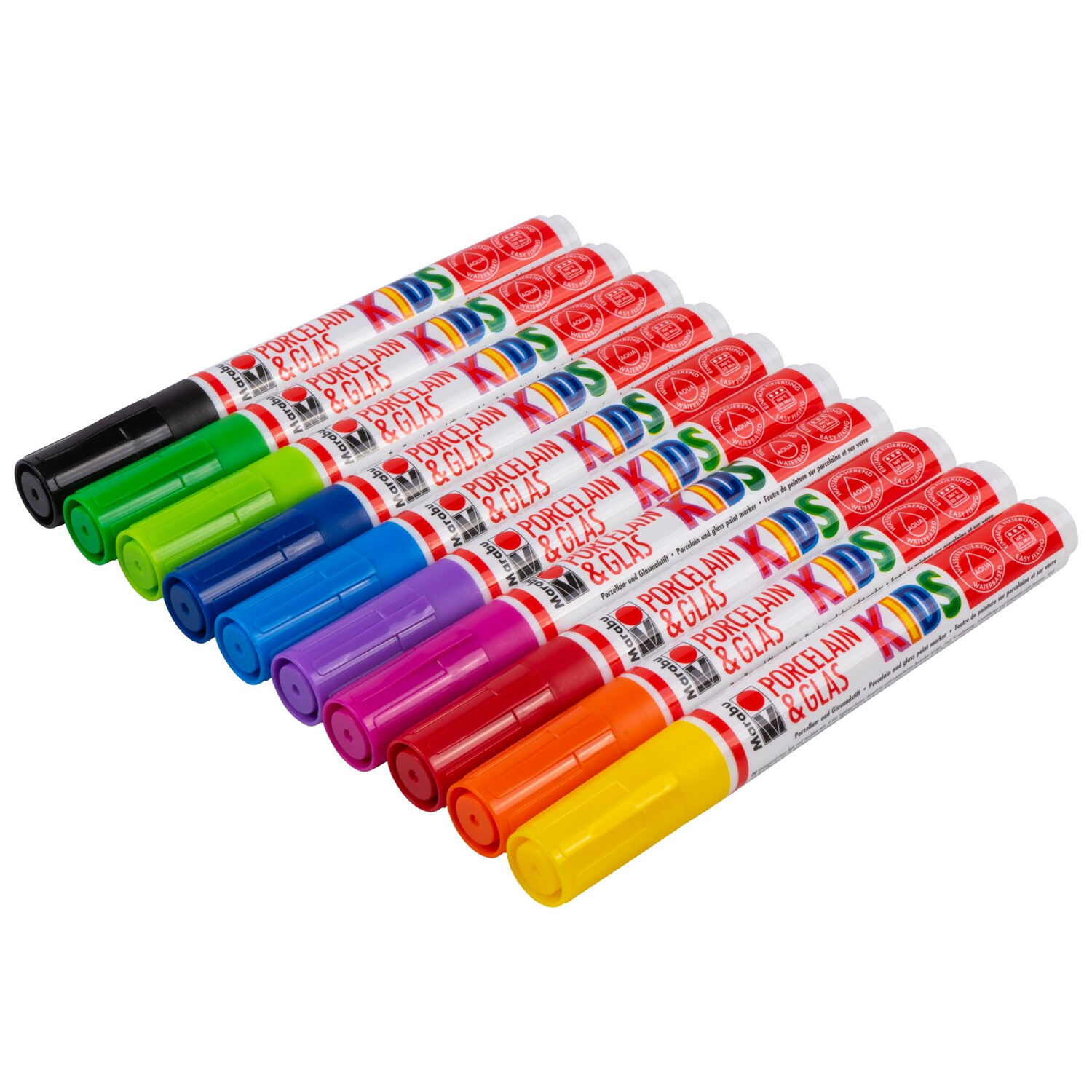 SALE Marabu Porzellan & Glas Stift KIDS, Dunkelblau Bild 2