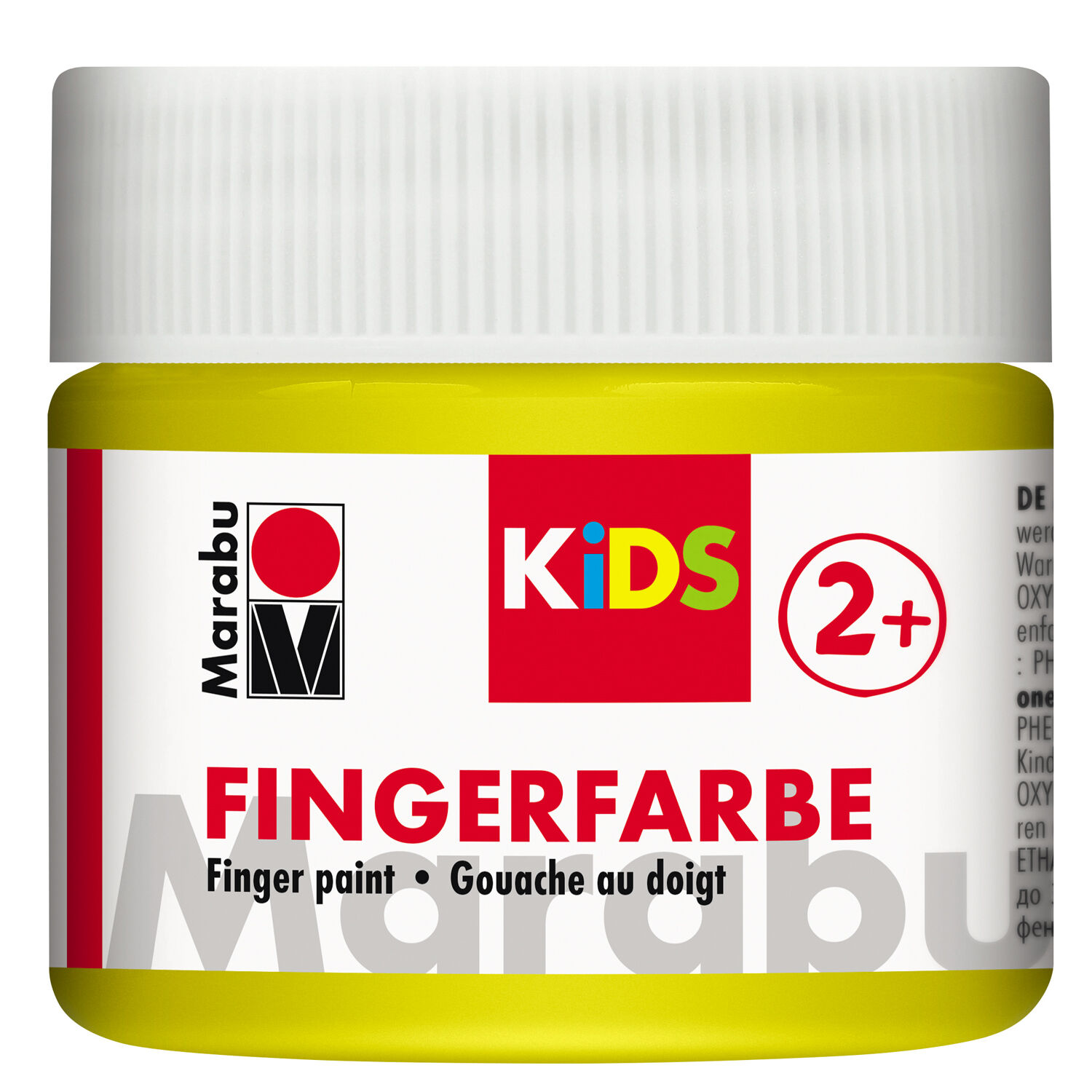 Marabu Kids Fingerfarbe, 100ml, Gelb