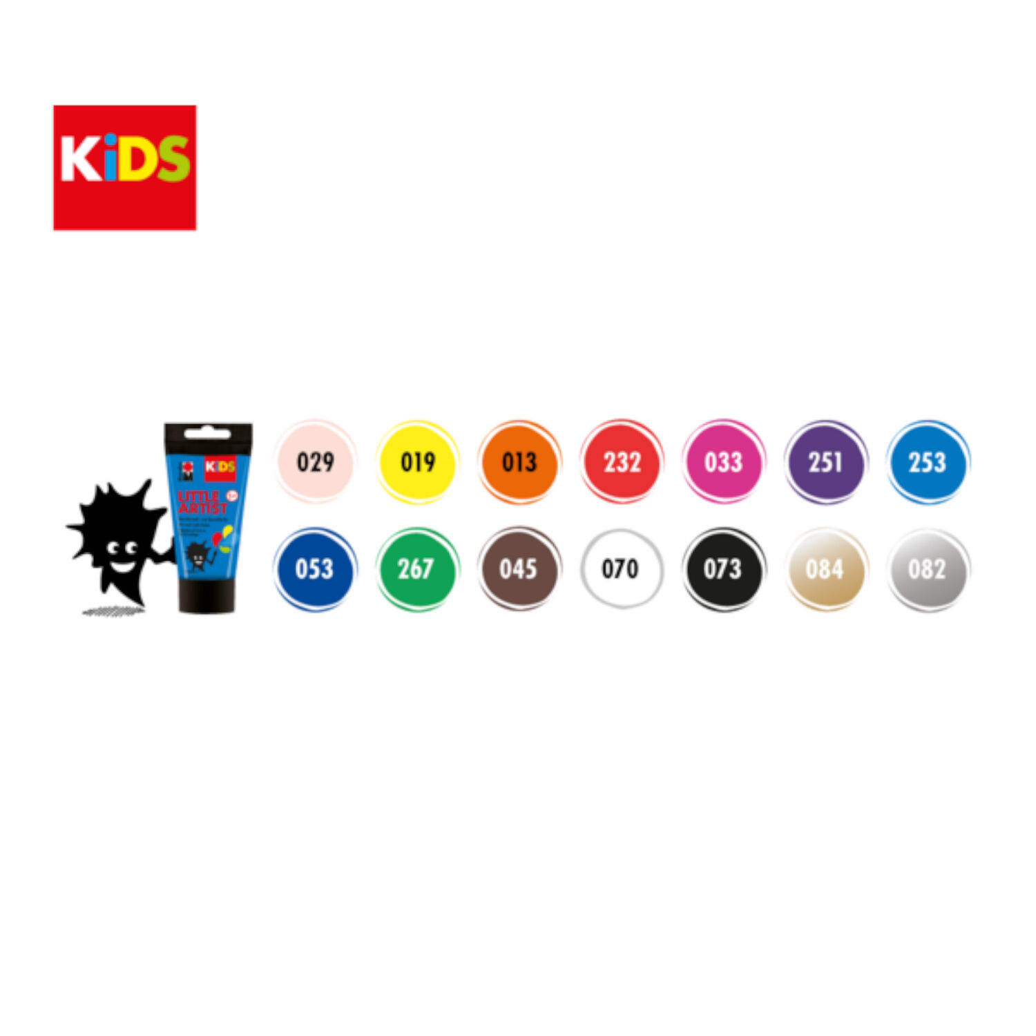 NEU Marabu Kids Little Artist Mal- und Bastelfarbe, 12er Set, 12x 36 ml Bild 2