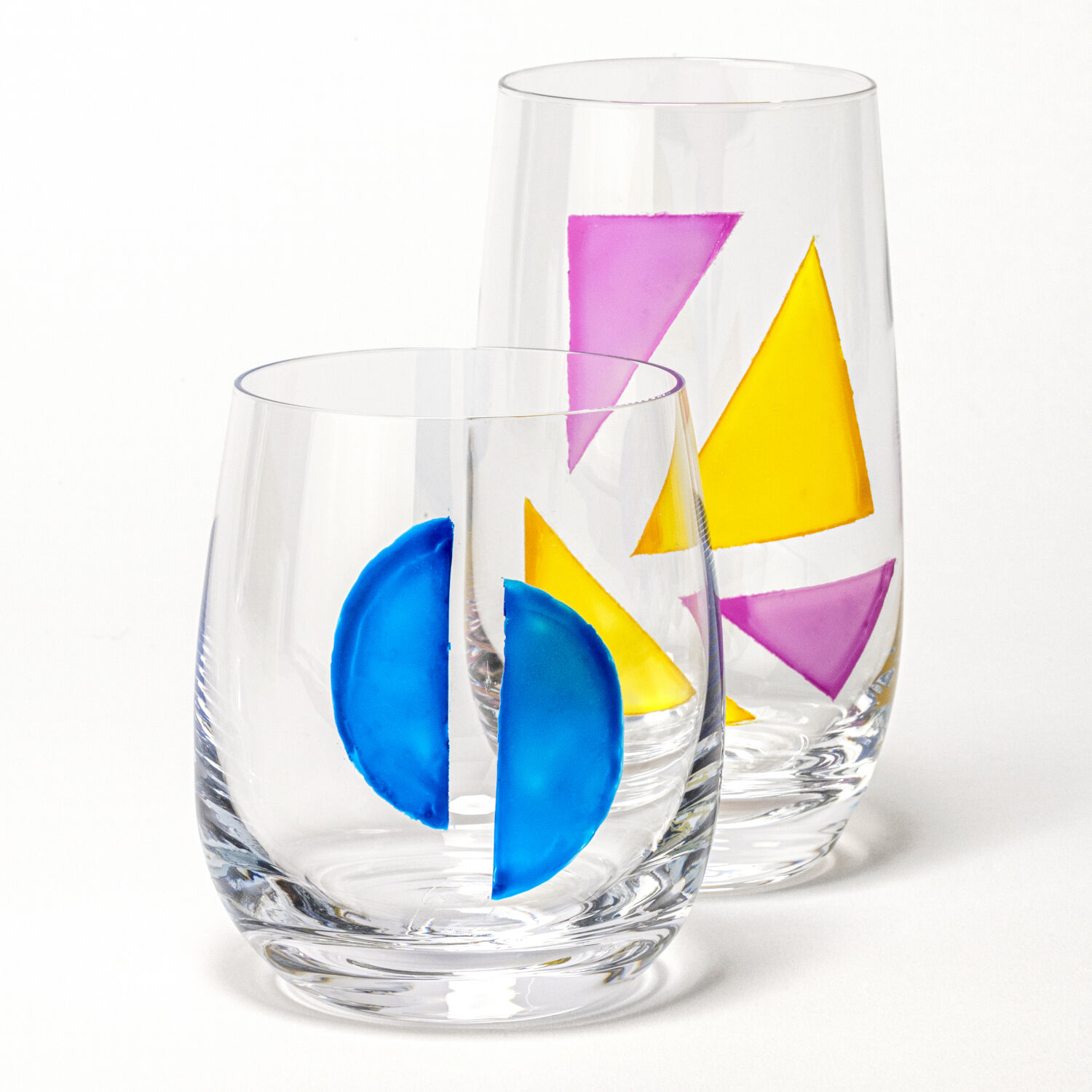 NEU Porcelain & Glass Matt, Glasmalfarbe / Porzellanfarbe Starterset, 6 x 15 ml, inklusive Pinsel Bild 4