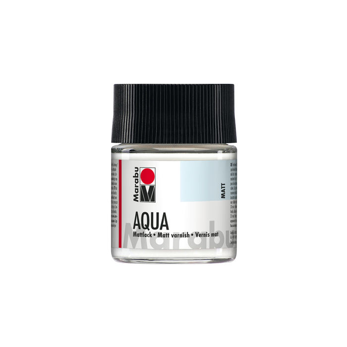 Marabu aqua Mattlack, Glas 50ml