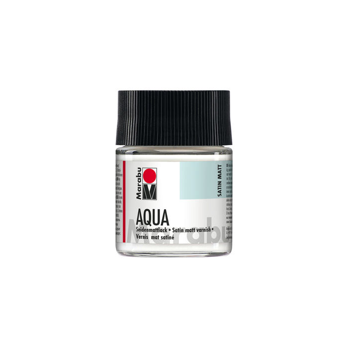 Marabu aqua Seidenmattlack, Glas 50ml