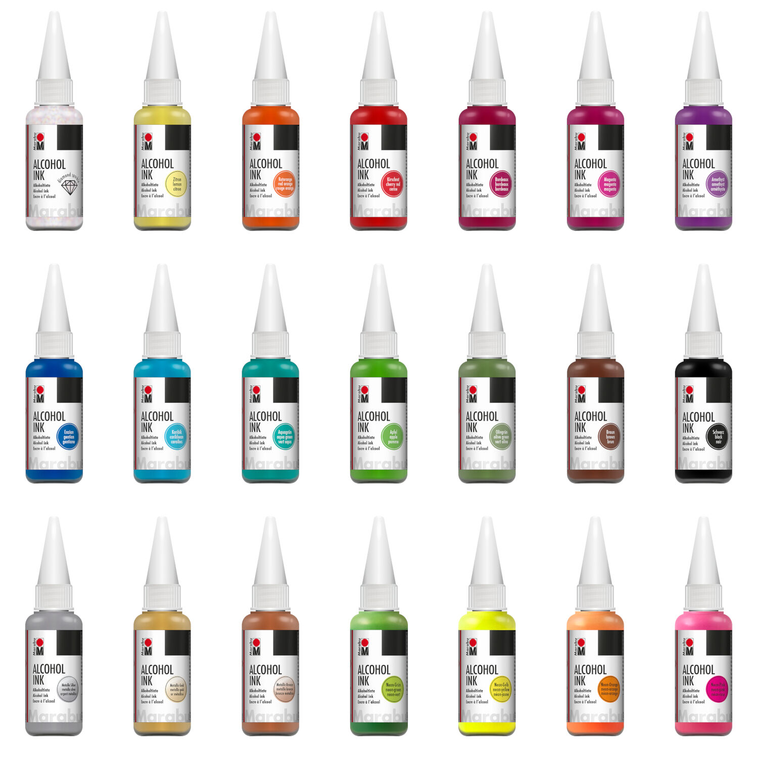 SALE Marabu Alcohol Ink 20ml, Braun Bild 2