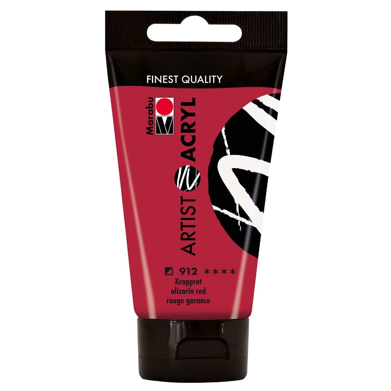 Marabu Artist Acryl, Tube 75 ml, Krapprot