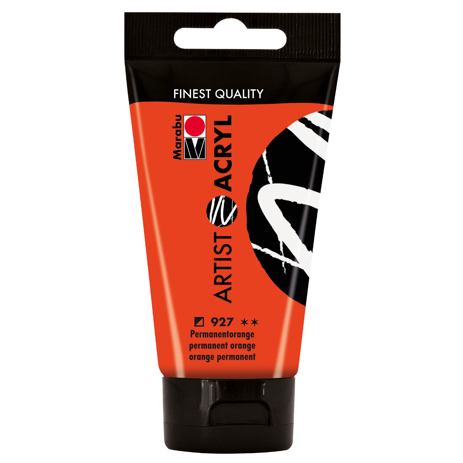 Marabu Artist Acryl, Tube 75 ml, Permanentorange