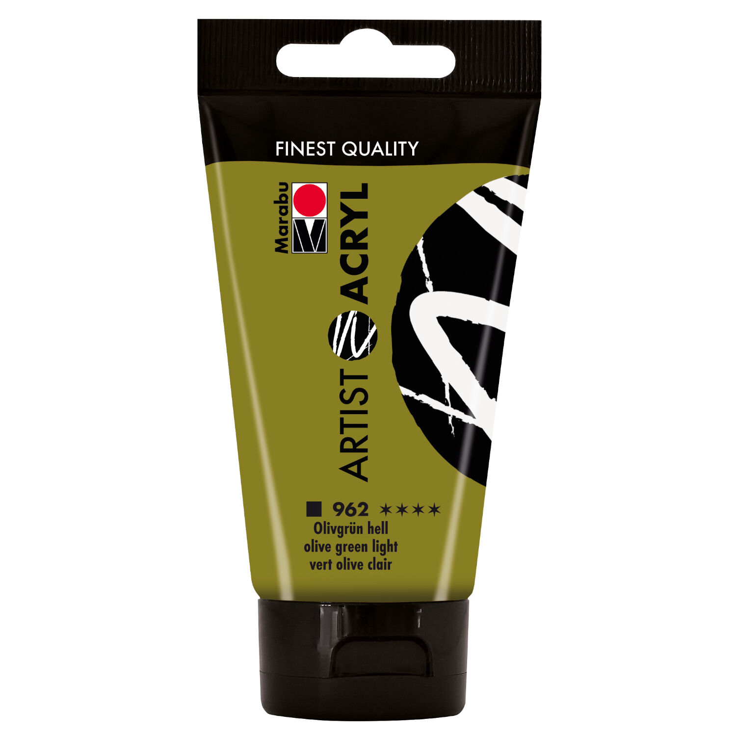 Marabu Artist Acryl, Tube 75 ml, Olivgrn hell
