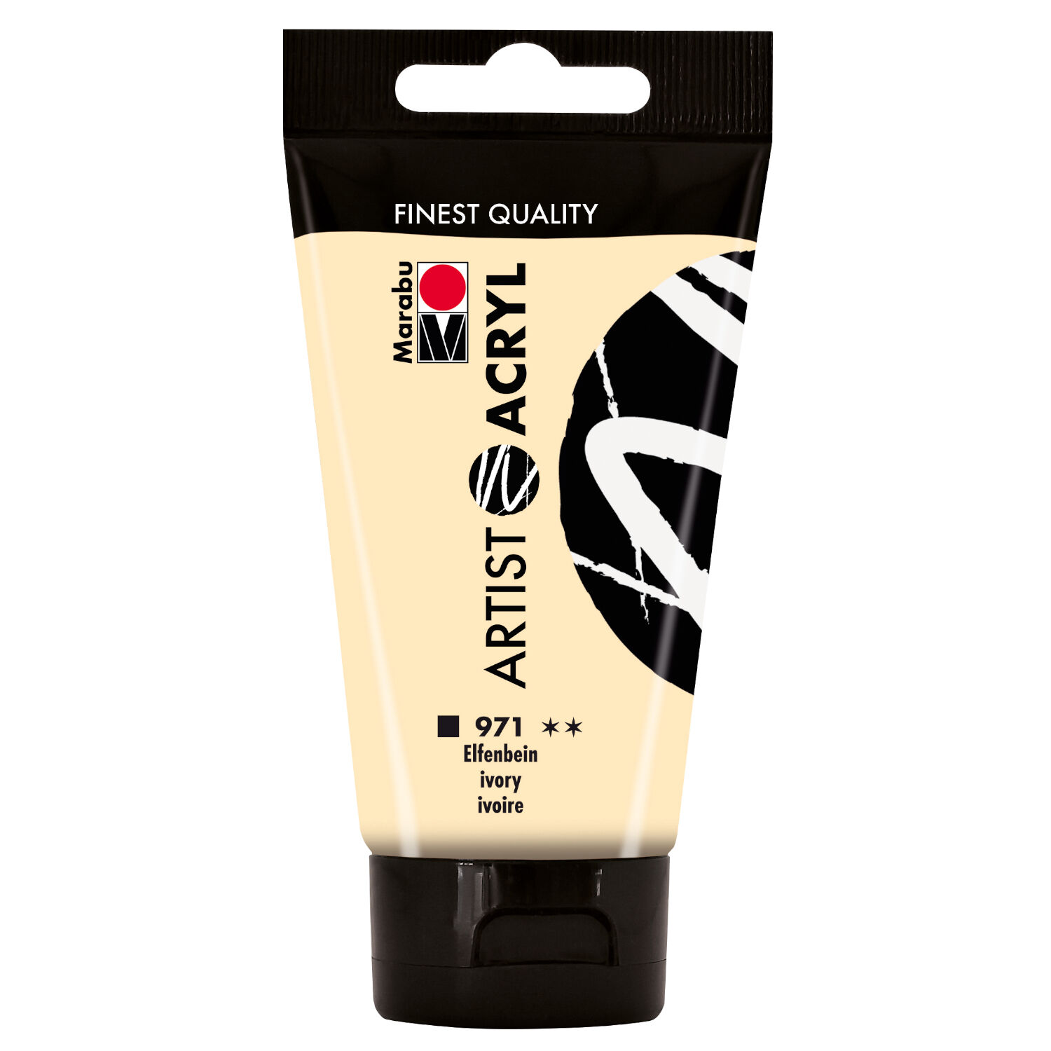 Marabu Artist Acryl, Tube 75 ml, Elfenbein