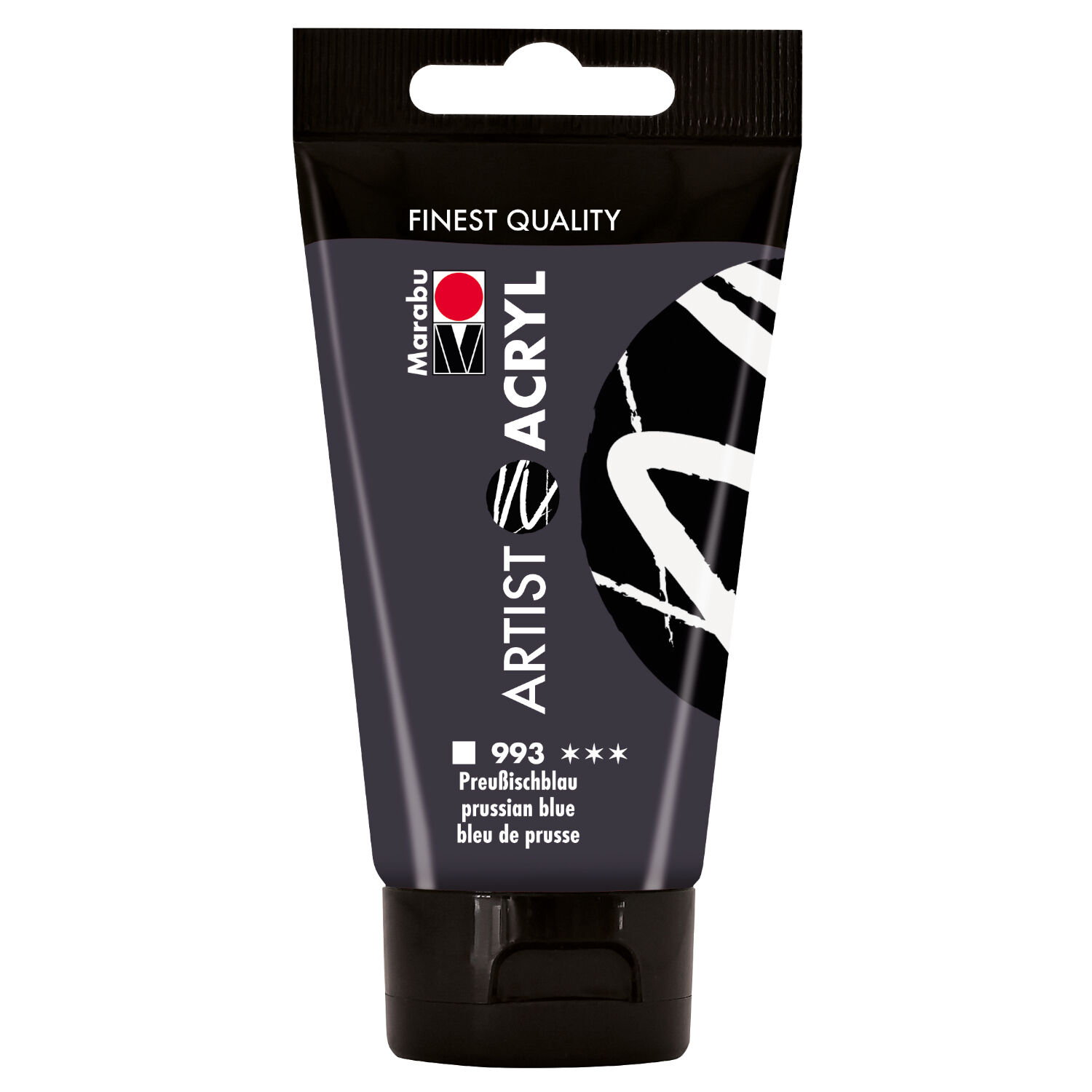 Marabu Artist Acryl, Tube 75 ml, Preuischblau