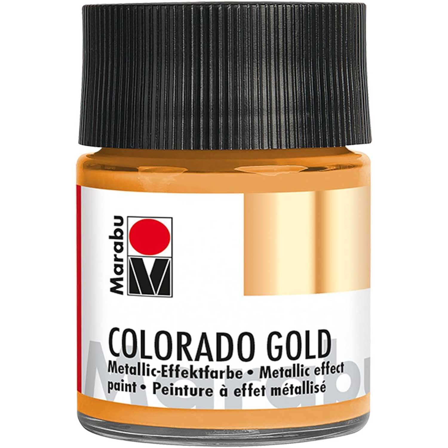 SALE Marabu Colorado Gold Effektfarbe, 50ml, Rotgold