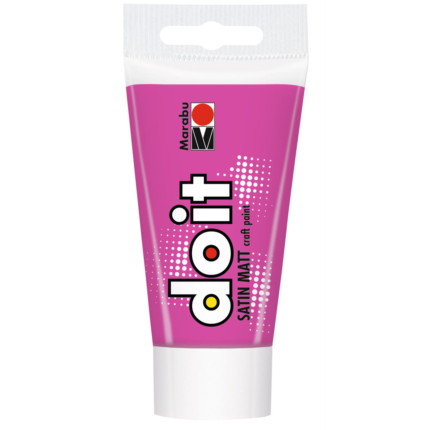 NEU Marabu DO IT craft paint / Acrylfarbe seidenmatt, 75 ml, Rosa