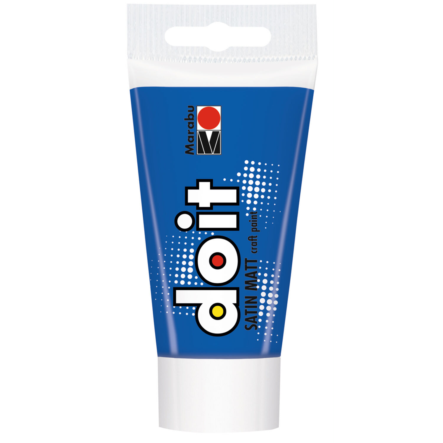 NEU Marabu DO IT craft paint / Acrylfarbe seidenmatt, 75 ml, Mittelblau