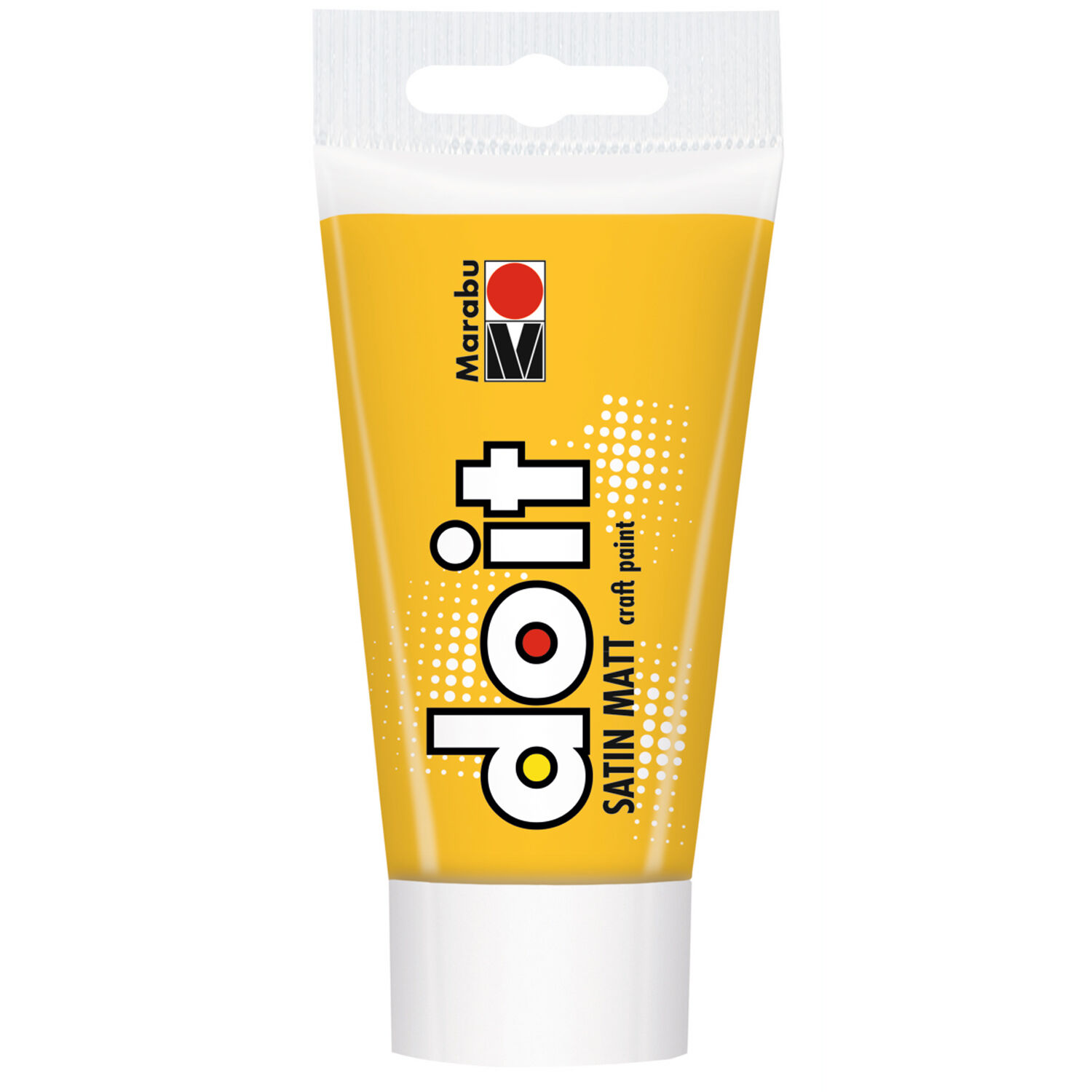 NEU Marabu DO IT craft paint / Acrylfarbe seidenmatt, 75 ml, Mandarine