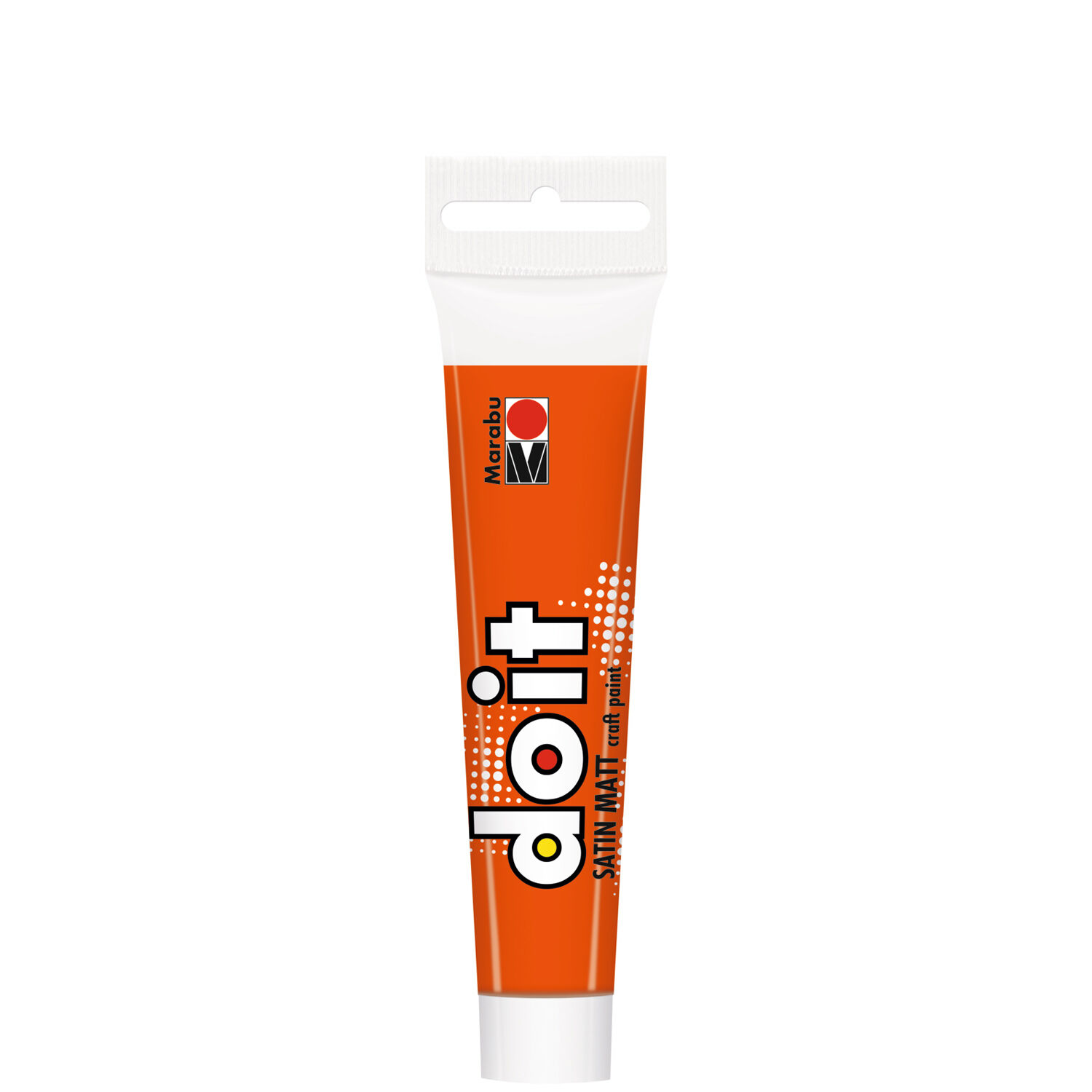 NEU Marabu DO IT craft paint / Acrylfarbe seidenmatt, 36 ml, Zinnoberrot