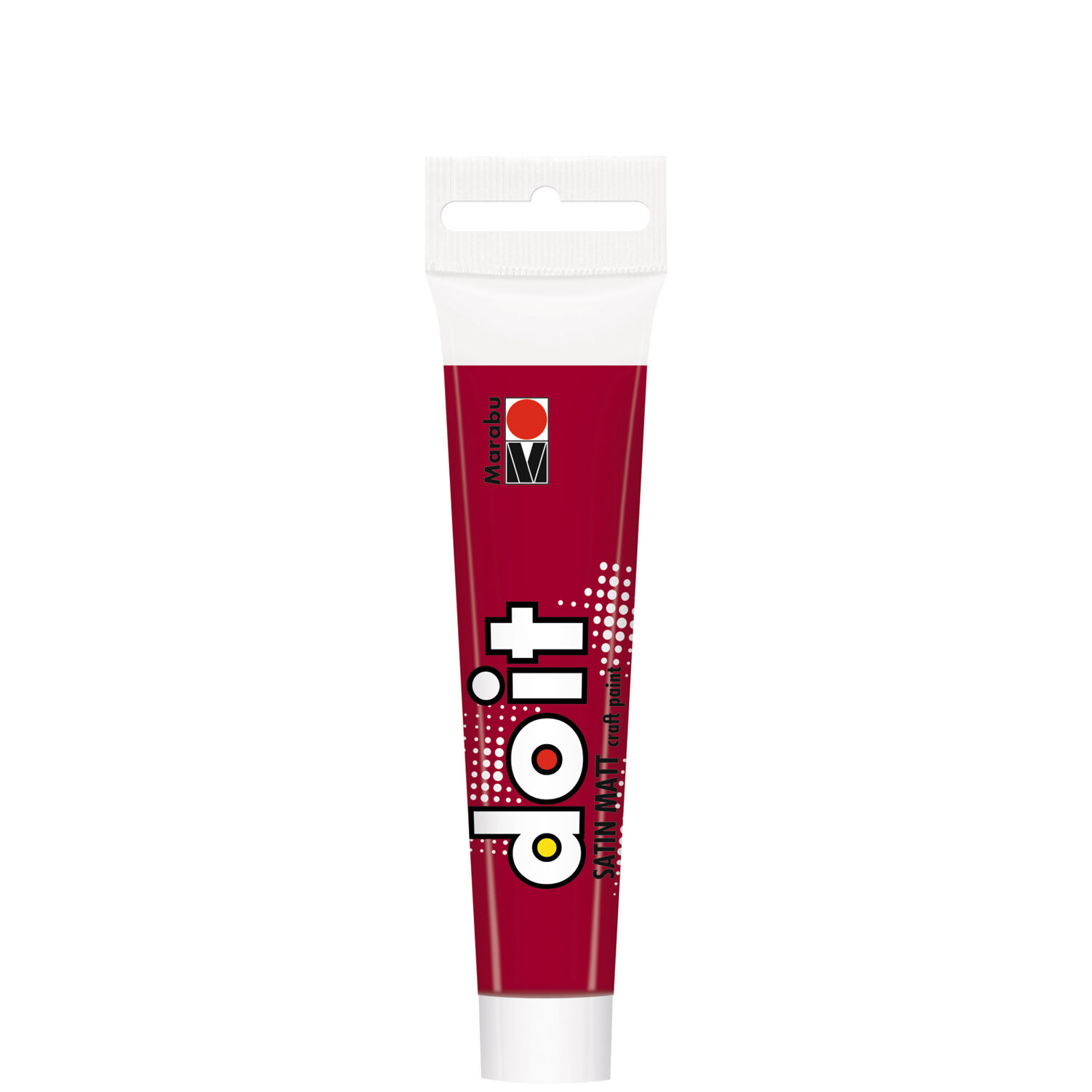 NEU Marabu DO IT craft paint / Acrylfarbe seidenmatt, 36 ml, Karminrot