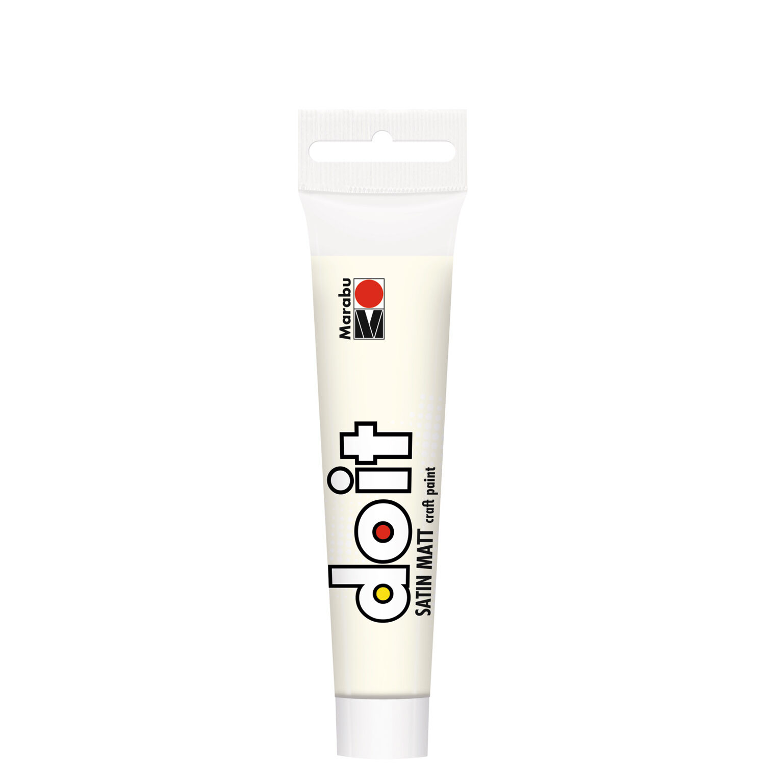 NEU Marabu DO IT craft paint / Acrylfarbe seidenmatt, 36 ml, Wei