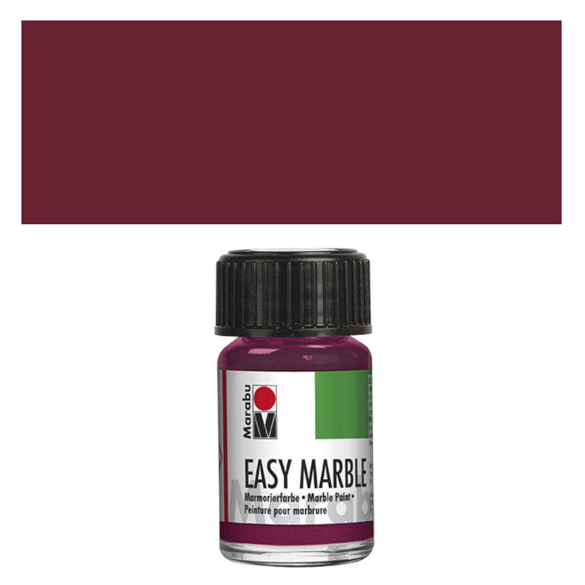 NEU Marabu Easy Marble / Marmorierfarbe, 15 ml, Brombeere