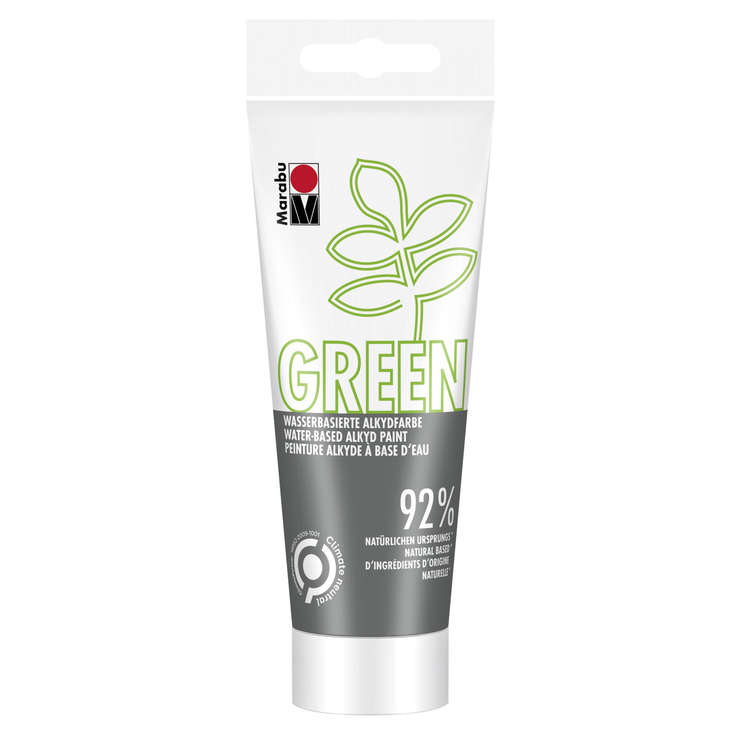 SALE Marabu GREEN matte Universalfarbe, 100 ml, Schiefer-Grau