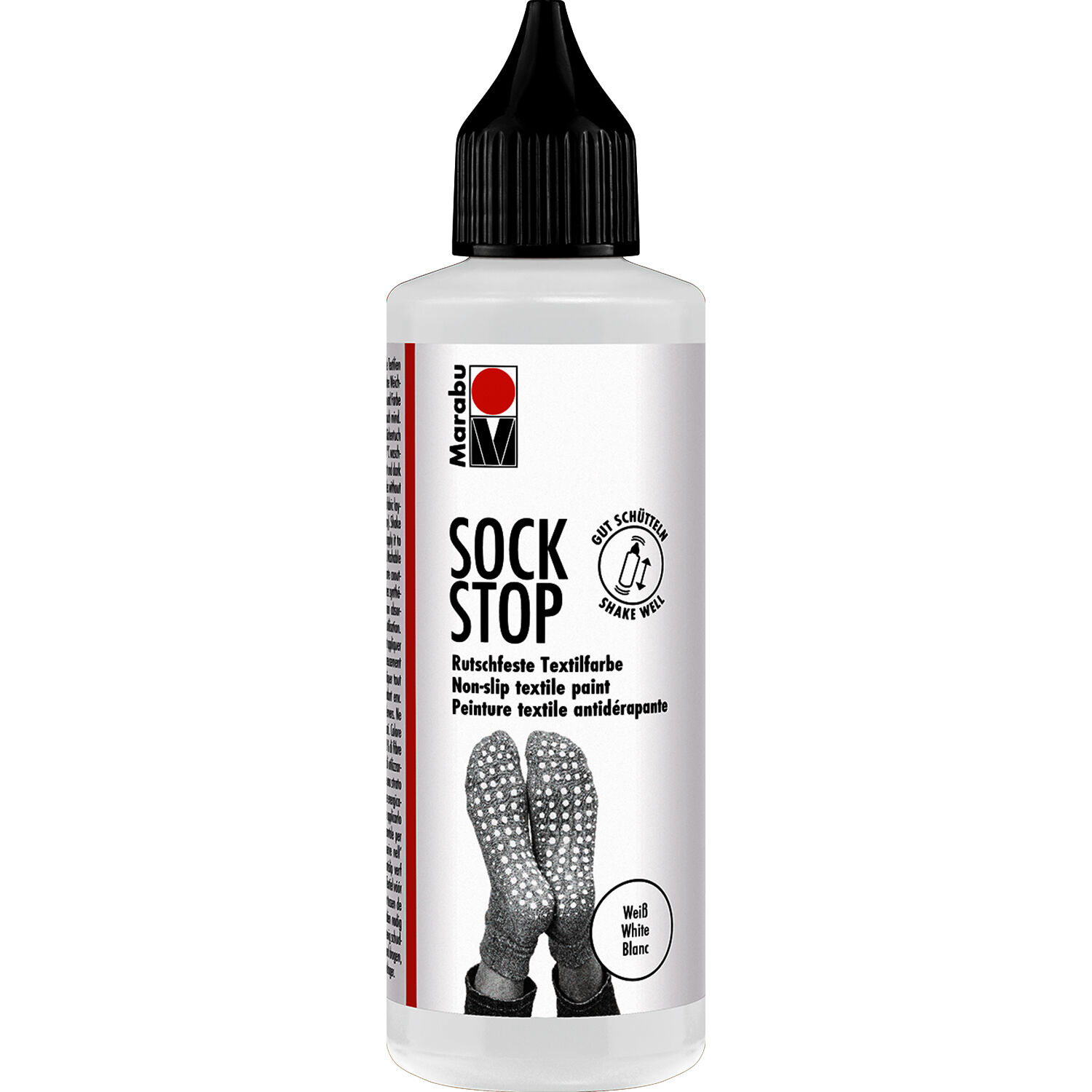 NEU Marabu Antirutschfarbe Sock Stop, 90 ml - Verschiedene Farbtöne -  Textilmalfarben & Stifte Textiles Gestalten Produkte 