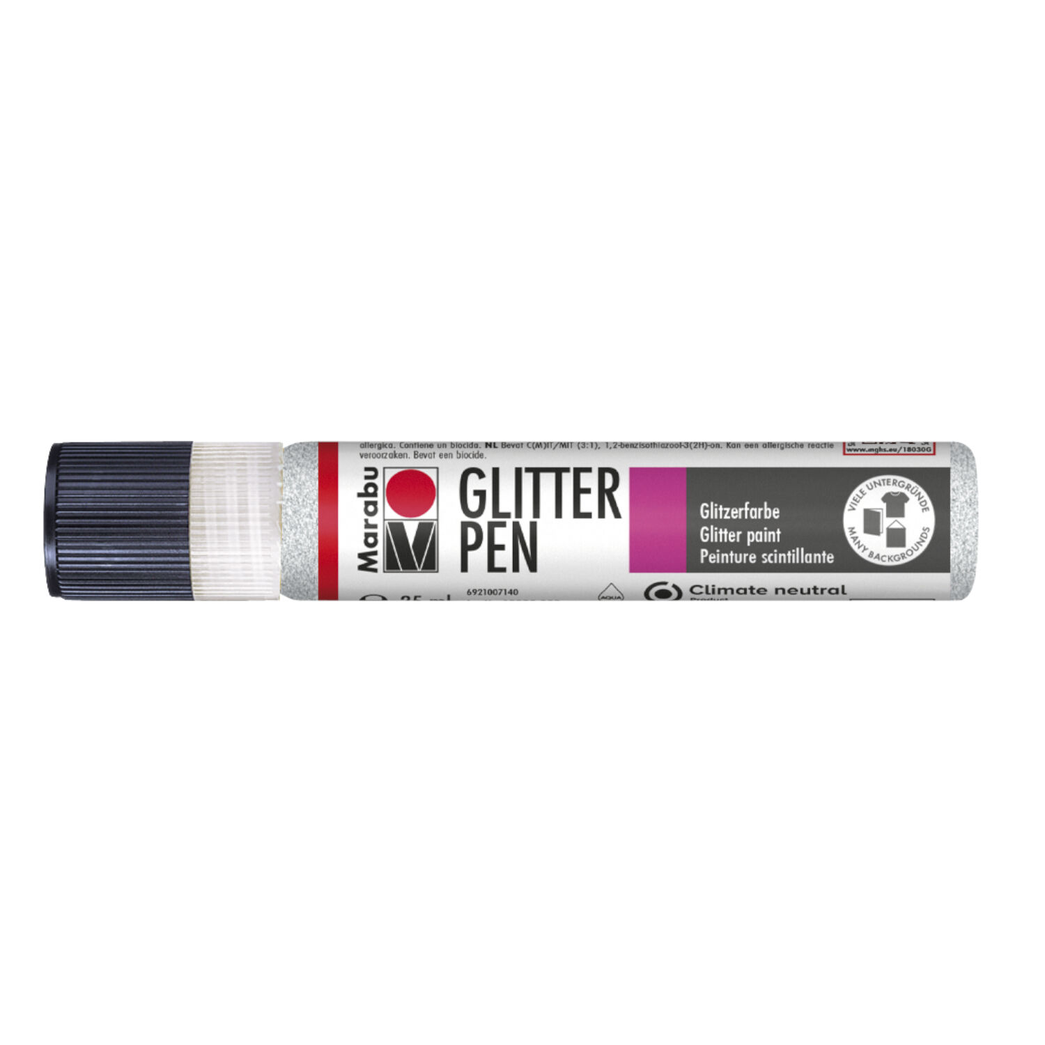 Marabu-Glitter Liner 25ml Glitter-Wei�