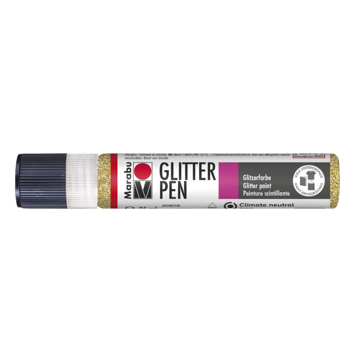 Marabu-Glitter Liner 25ml Glitter-Gold