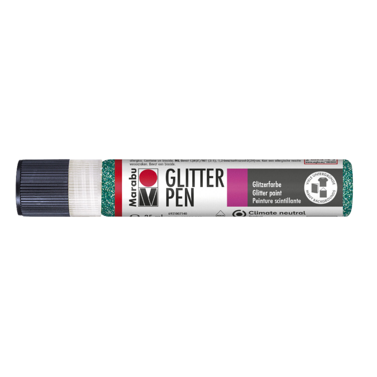 Marabu-Glitter Liner 25ml Glitter-Petrol