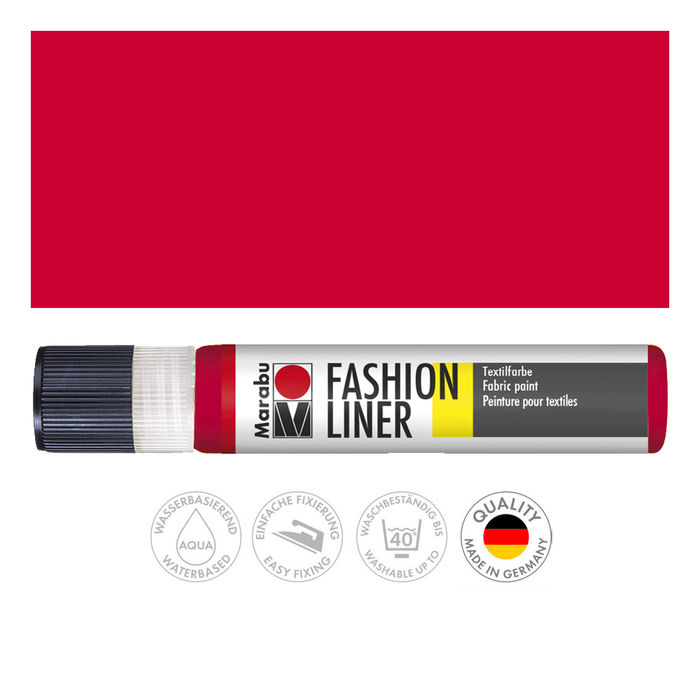 SALE Marabu Fashion-Liner, 25 ml, Rot