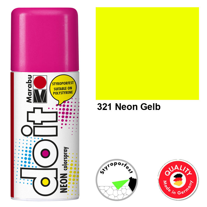 Marabu do it NEON, 150ml, Neon Gelb