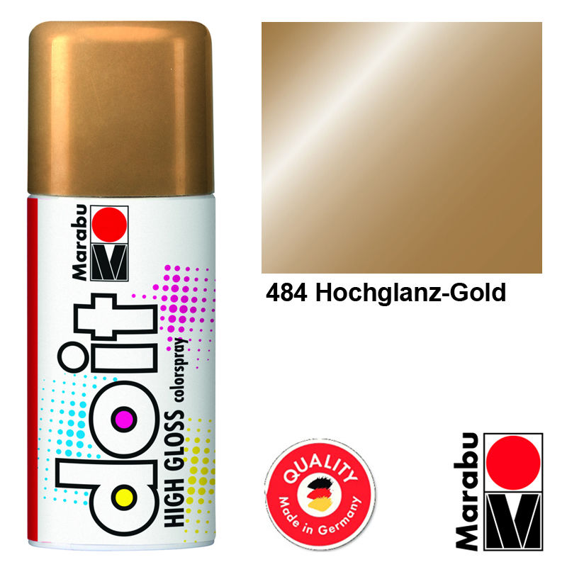 Marabu do it HIGH GLOSS, 150ml, Hochglanz-Gold