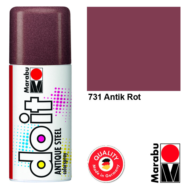 Marabu do it ANTIQUE STEEL, 150ml, Antik Rot
