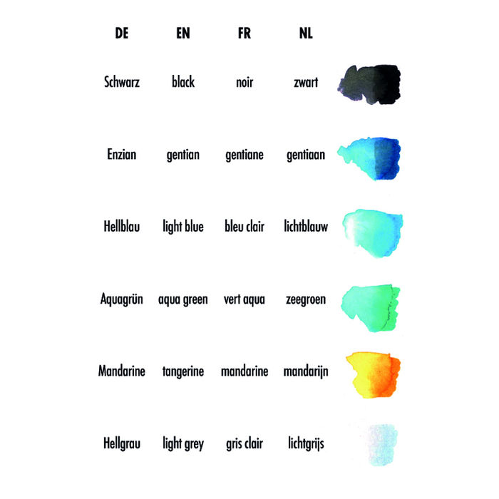 SALE Marabu Aqua Pen Graphix 6er Set METROPOLITAN Bild 2