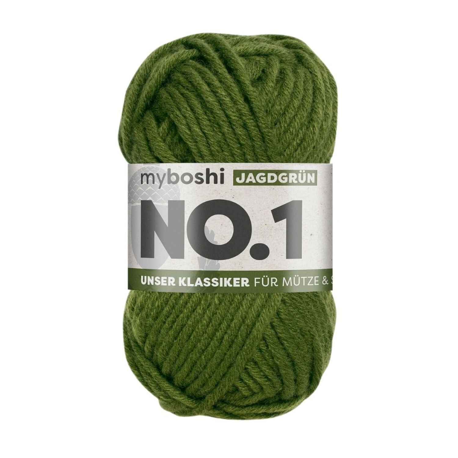 myboshi No. 1 Strick- und Hkelgarn, 50g, Jagdgrn