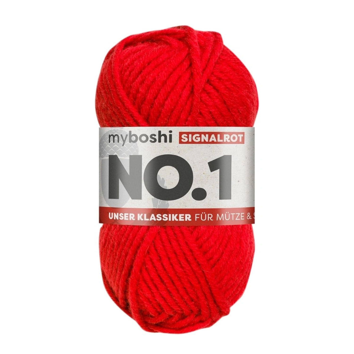 myboshi No. 1 Strick- und Hkelgarn, 50g, Signalrot