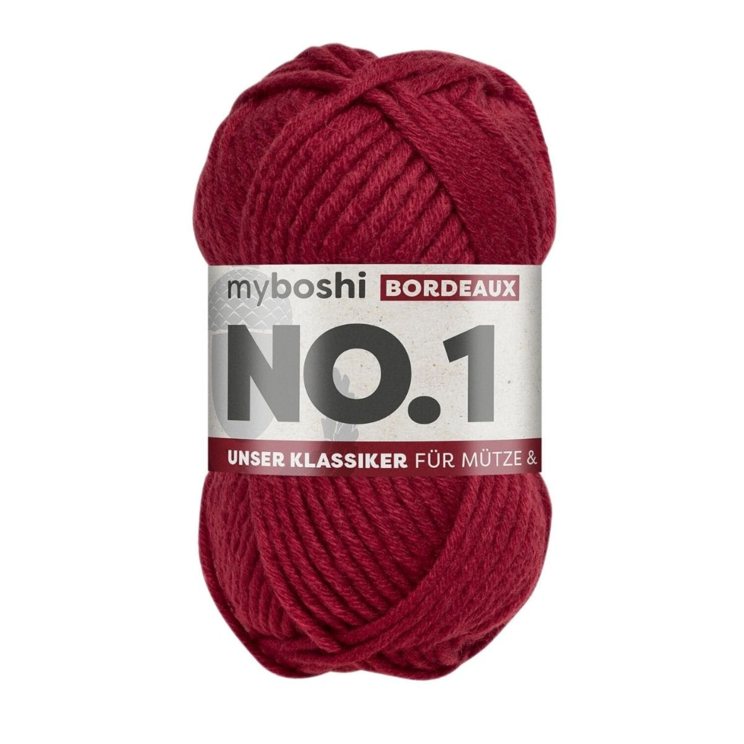 myboshi No. 1 Strick- und Hkelgarn, 50g, Bordeaux