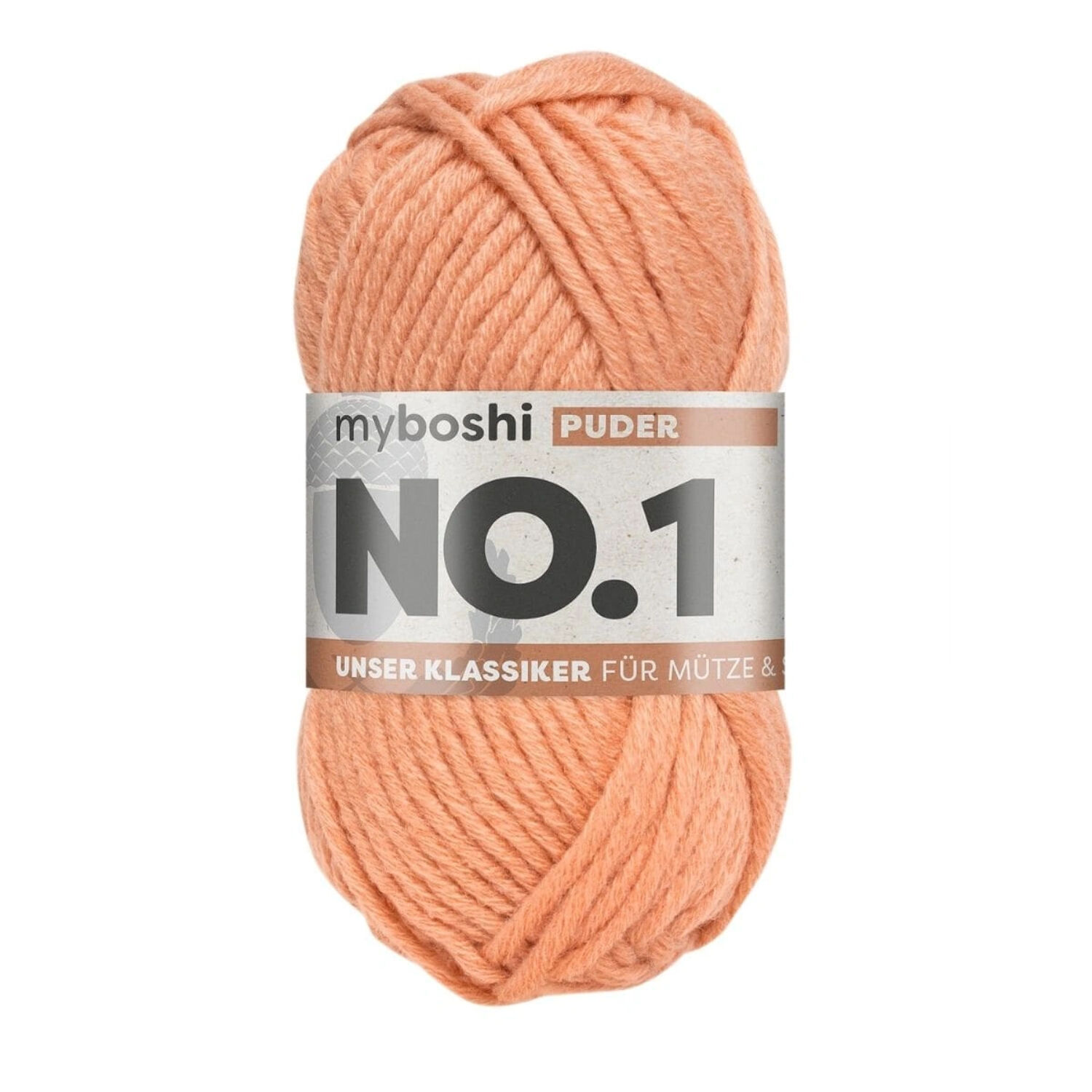 myboshi No. 1 Strick- und Hkelgarn, 50g, Puder