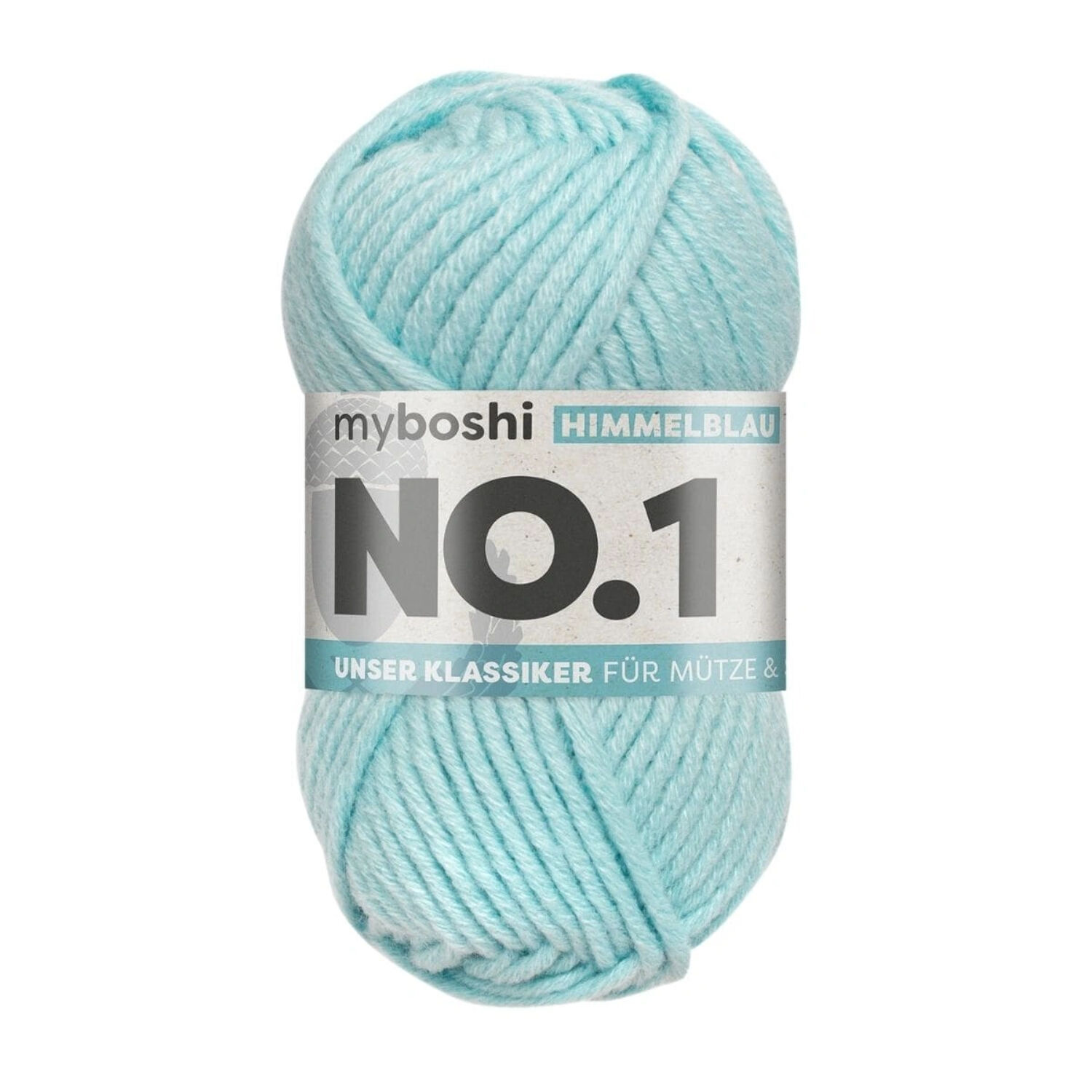 myboshi No. 1 Strick- und Hkelgarn, 50g, Himmelblau