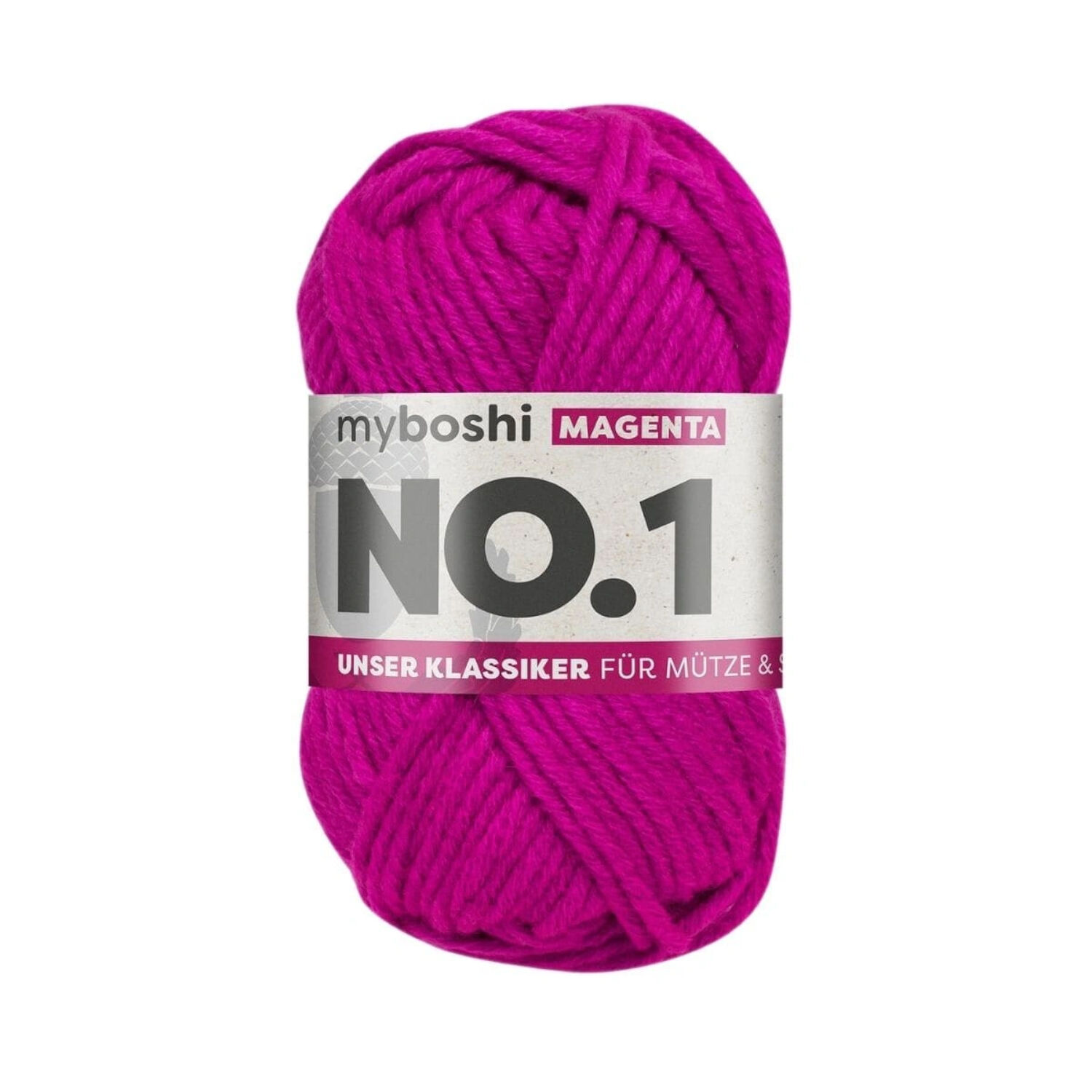 myboshi No. 1 Strick- und Hkelgarn, 50g, Magenta