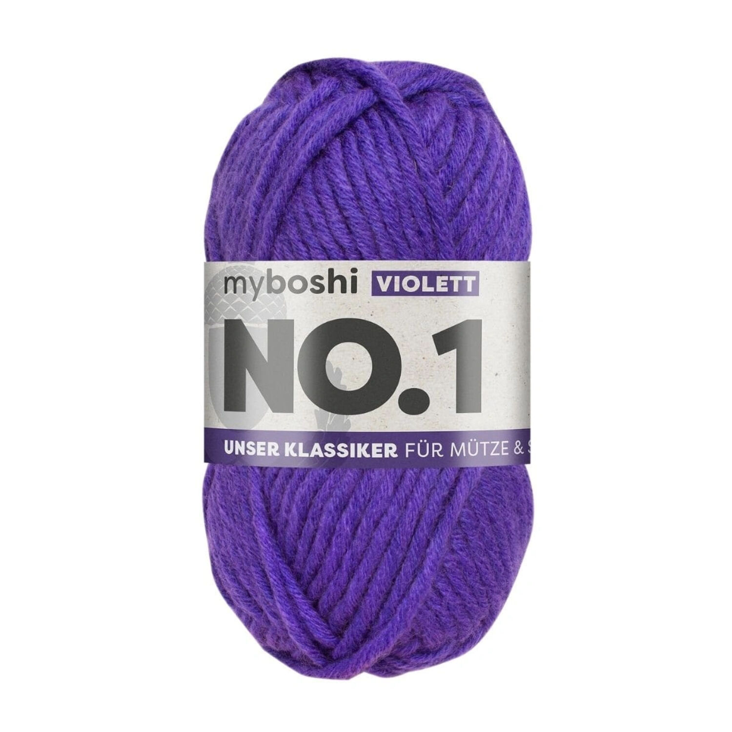 myboshi No. 1 Strick- und Hkelgarn, 50g, Violett