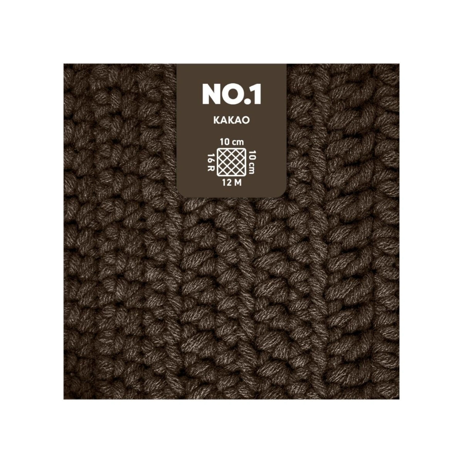 myboshi No. 1 Strick- und Hkelgarn, 50g, Kakao Bild 2